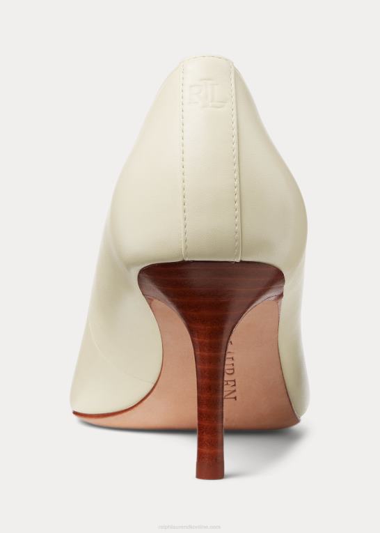 vanilje Kvinder Ralph Lauren lanette pumpe i nappalæder Z426B5103