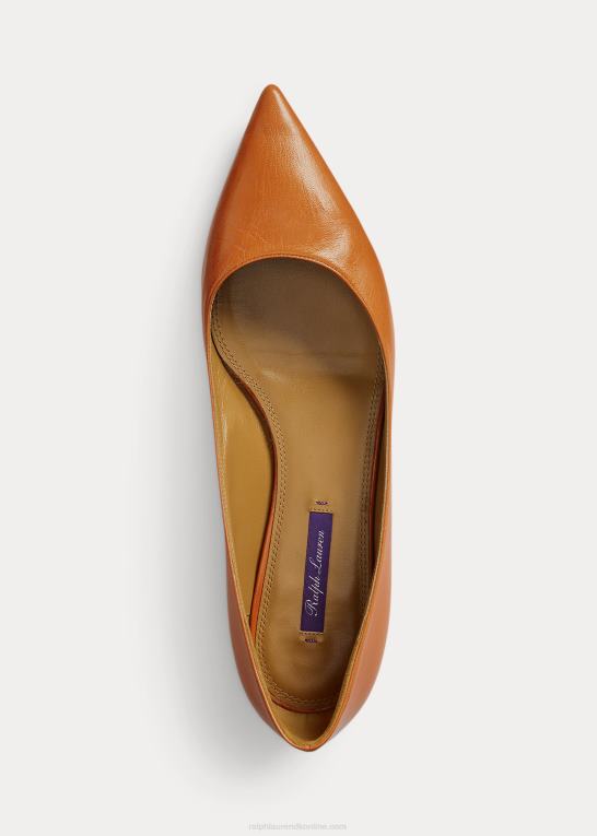 rl guld Kvinder Ralph Lauren kendrya gedeskind ballet flad Z426B9672