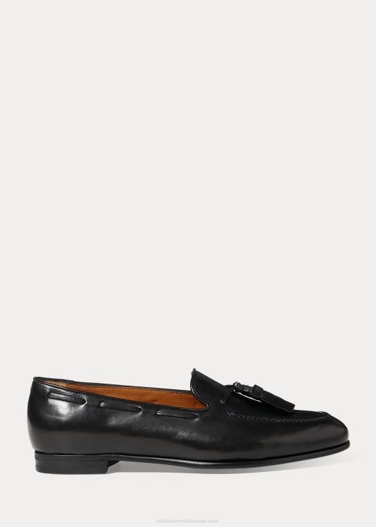 Kvinder Ralph Lauren quillis kalveskind loafer med kvaster Z426B9688
