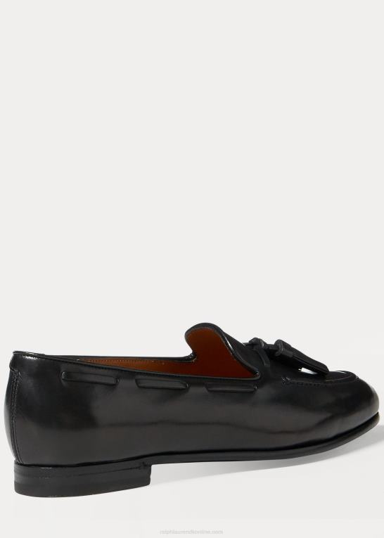 Kvinder Ralph Lauren quillis kalveskind loafer med kvaster Z426B9688