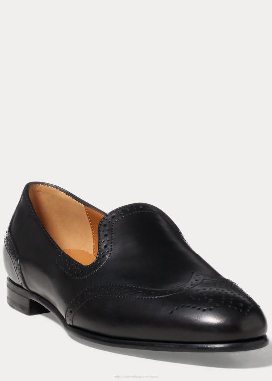 Kvinder Ralph Lauren quincy loafer i kalveskind Z426B9680