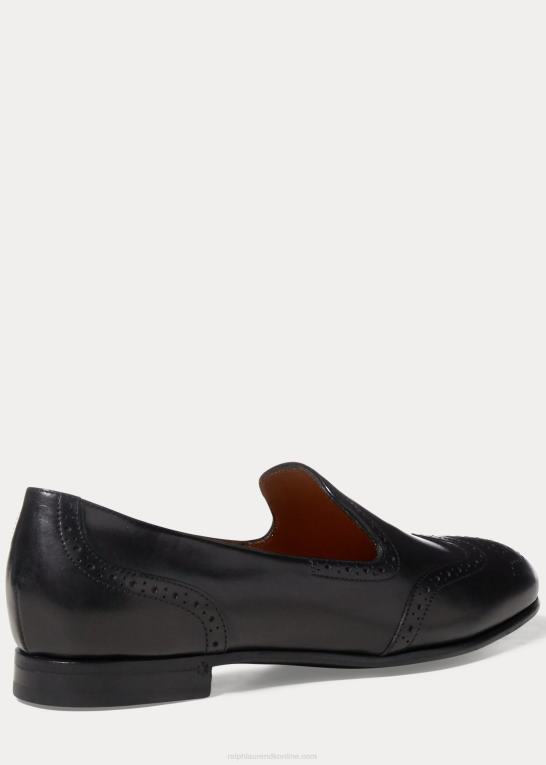 Kvinder Ralph Lauren quincy loafer i kalveskind Z426B9680