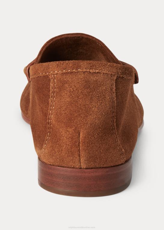 bleg rødbrun Kvinder Ralph Lauren ashtyn ruskind penny loafer Z426B9613