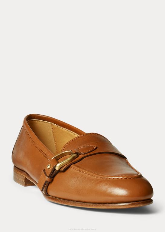 rl guld Kvinder Ralph Lauren audrey welington poleret loafer Z426B9685