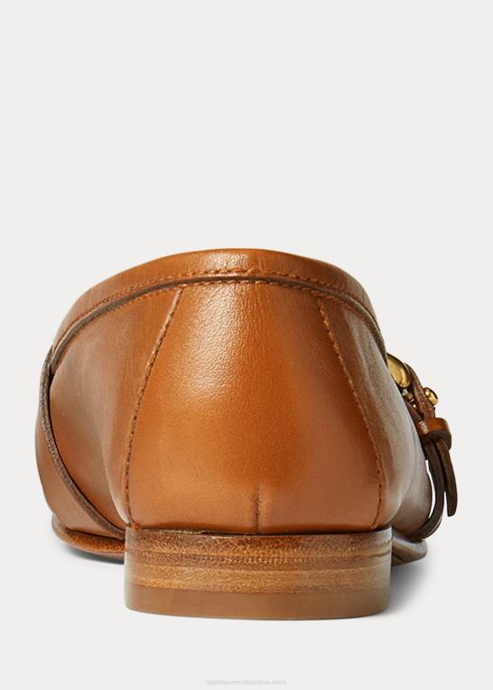 rl guld Kvinder Ralph Lauren audrey welington poleret loafer Z426B9685