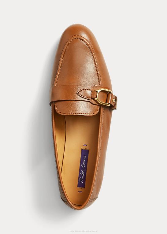 rl guld Kvinder Ralph Lauren audrey welington poleret loafer Z426B9685