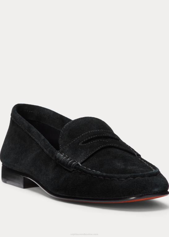 sort Kvinder Ralph Lauren ashtyn ruskind penny loafer Z426B9612