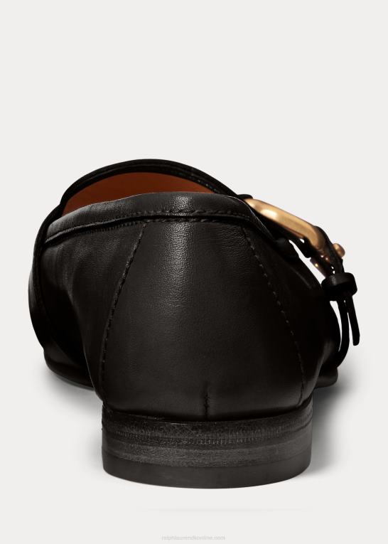 sort Kvinder Ralph Lauren audrey welington loafer i kalveskind Z426B9677