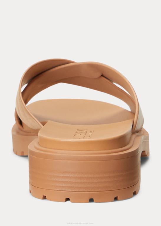 buff Kvinder Ralph Lauren kelsie nappa læder & ruskind sandal Z426B9606