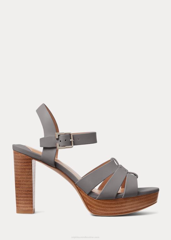 ocean Kvinder Ralph Lauren soffia nappa læder sandal Z426B5020