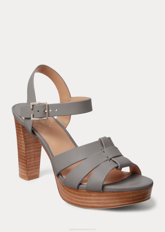 ocean Kvinder Ralph Lauren soffia nappa læder sandal Z426B5020