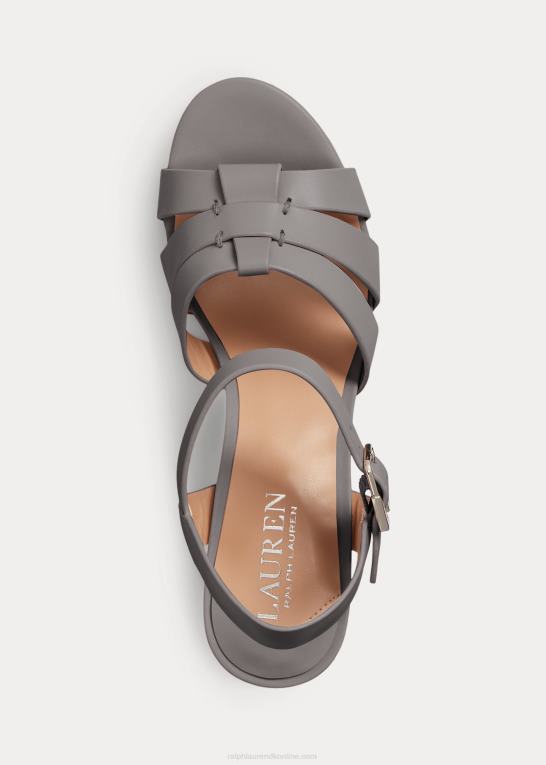 ocean Kvinder Ralph Lauren soffia nappa læder sandal Z426B5020