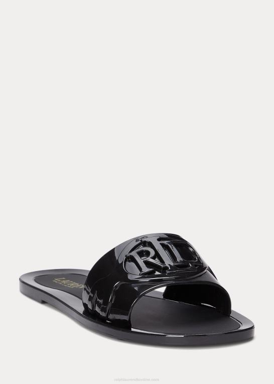 sort Kvinder Ralph Lauren alegra jelly slide sandal Z426B4994