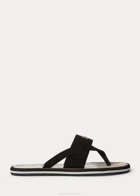 sort Kvinder Ralph Lauren rosalind sandal Z426B4987