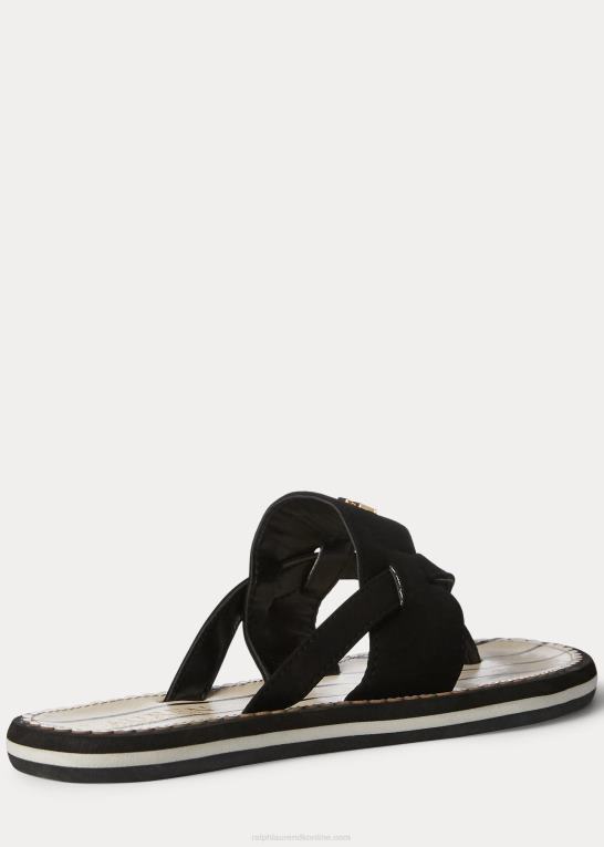 sort Kvinder Ralph Lauren rosalind sandal Z426B4987