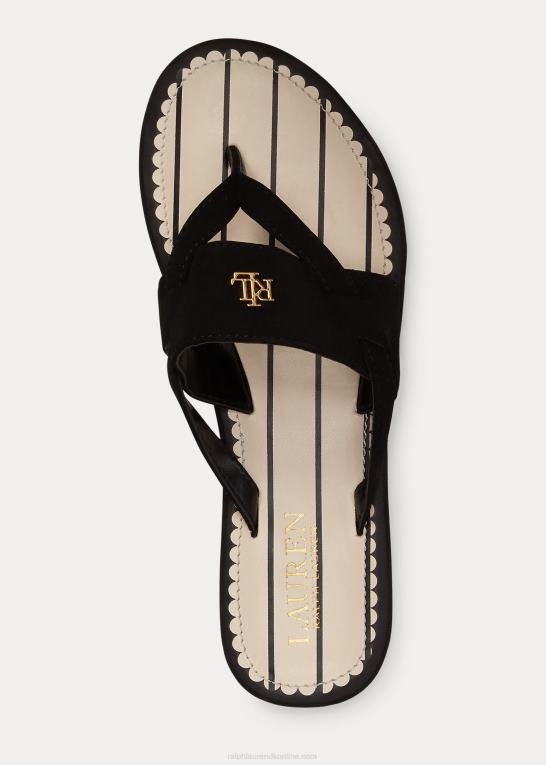 sort Kvinder Ralph Lauren rosalind sandal Z426B4987