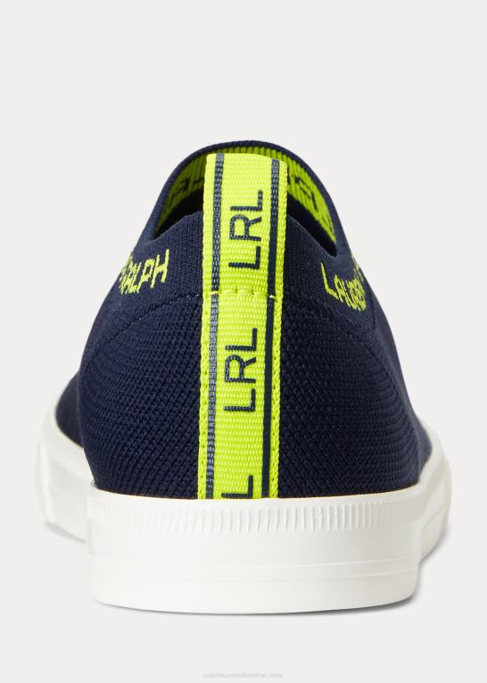 raffineret navy/key lime Kvinder Ralph Lauren jordyn slip-on sneaker Z426B5090