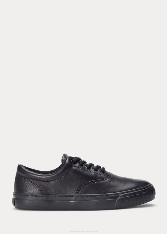 sort Kvinder Ralph Lauren bryn læder sneaker Z426B5112