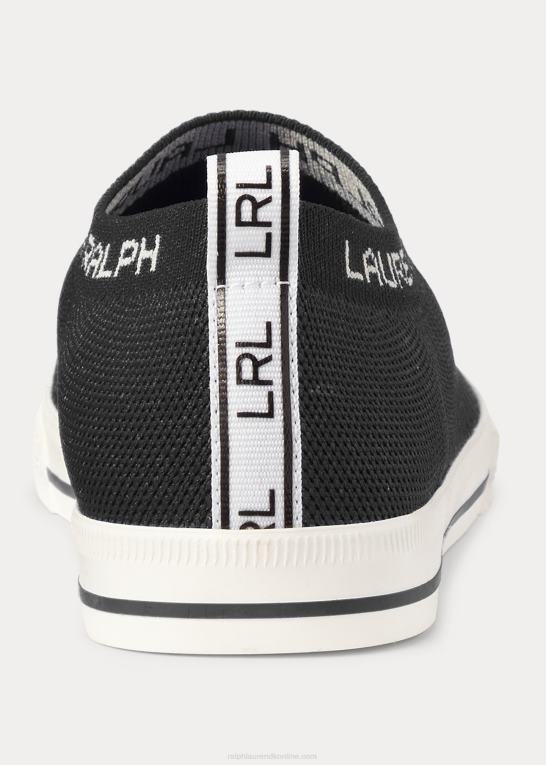 sort Kvinder Ralph Lauren jordyn slip-on sneaker Z426B5087