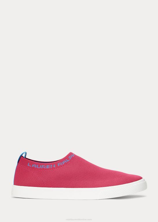 sport pink/blaze ocean Kvinder Ralph Lauren jordyn slip-on sneaker Z426B5088