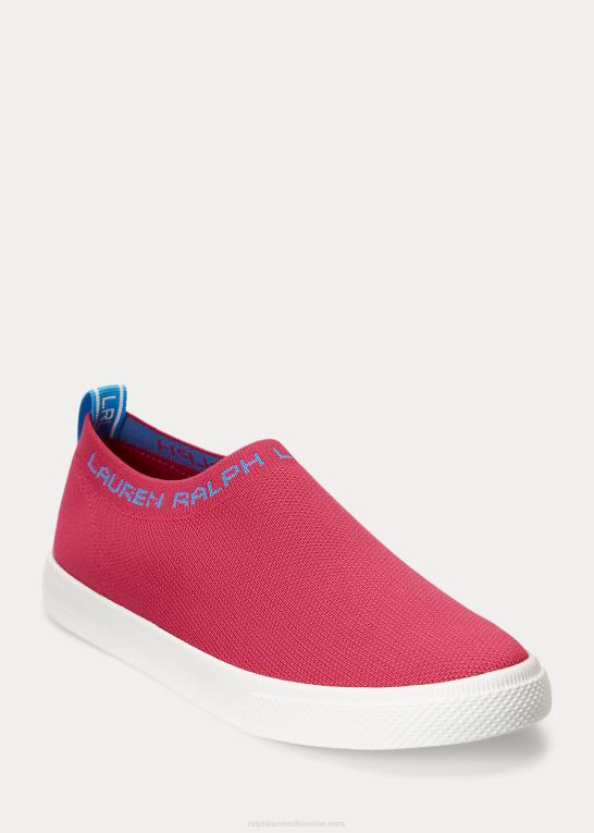 sport pink/blaze ocean Kvinder Ralph Lauren jordyn slip-on sneaker Z426B5088