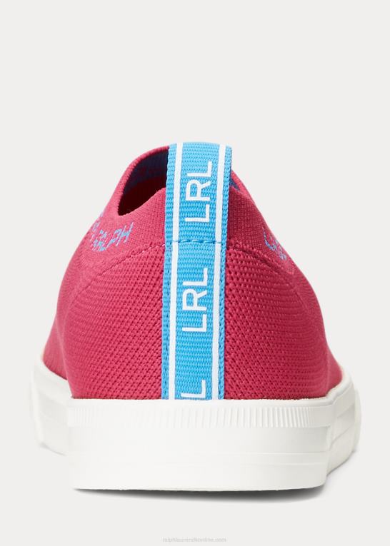 sport pink/blaze ocean Kvinder Ralph Lauren jordyn slip-on sneaker Z426B5088