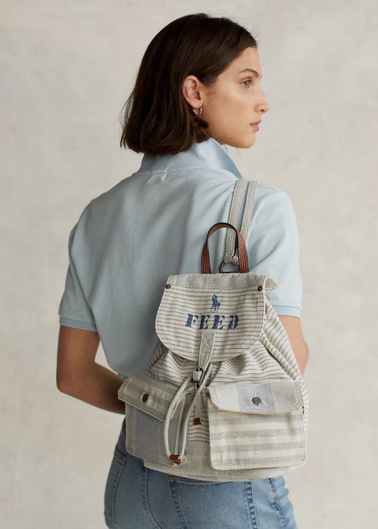 blå multi Kvinder Ralph Lauren polo x feed rygsæk Z426B2657