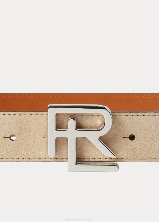 bleg honning Kvinder Ralph Lauren rl kalveruskindsbælte Z426B5601