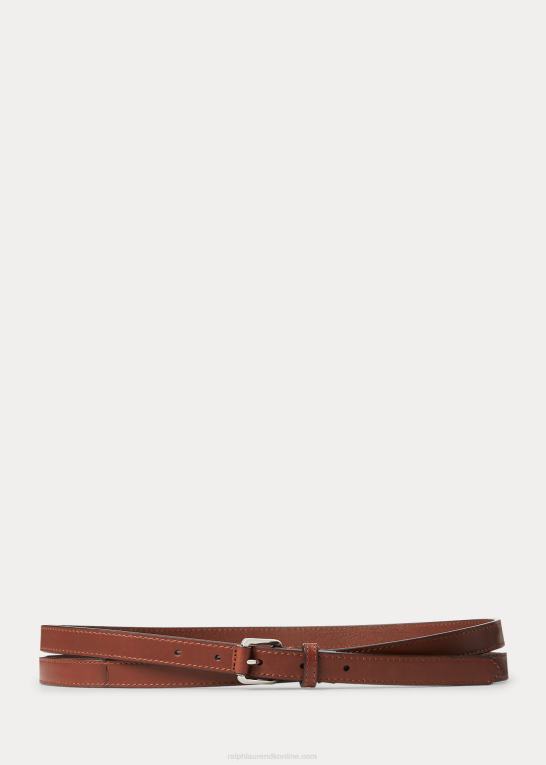 cuoio Kvinder Ralph Lauren læder omslagsbælte Z426B4918