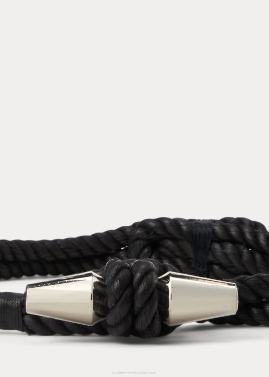 flåde Kvinder Ralph Lauren bomuldsreb skifte skinny bælte Z426B5617