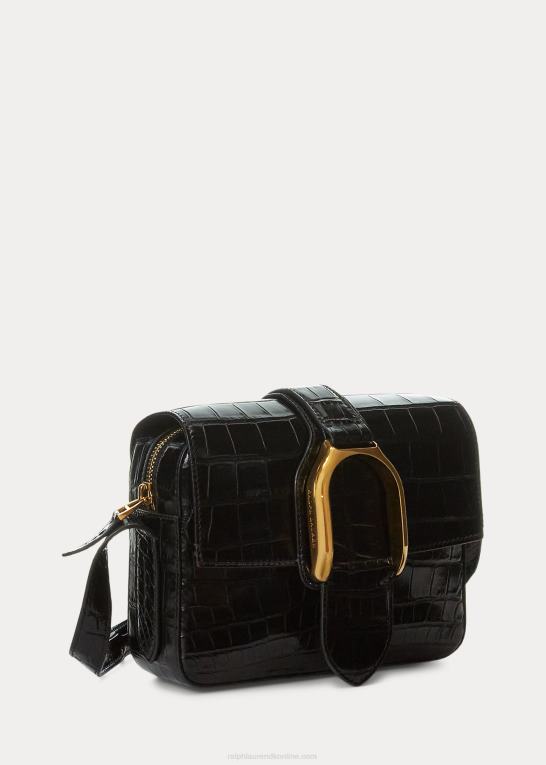 Kvinder Ralph Lauren alligator welington crossbody taske Z426B5266