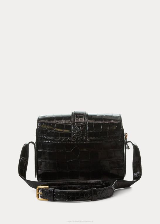 Kvinder Ralph Lauren alligator welington crossbody taske Z426B5266