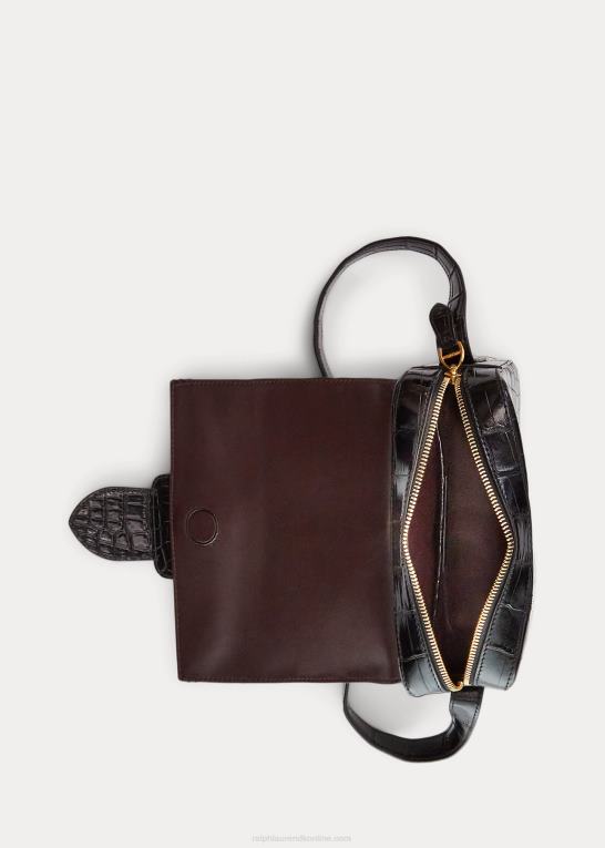 Kvinder Ralph Lauren alligator welington crossbody taske Z426B5266