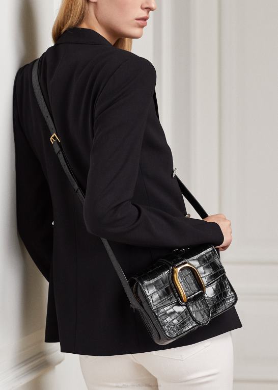 Kvinder Ralph Lauren alligator welington crossbody taske Z426B5266