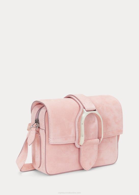 ballet pink Kvinder Ralph Lauren welington crossbody taske i kalveruskind Z426B5140