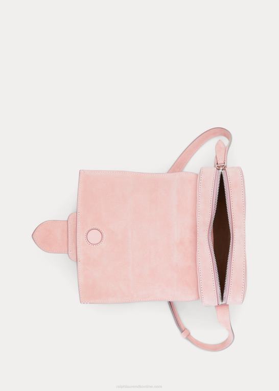 ballet pink Kvinder Ralph Lauren welington crossbody taske i kalveruskind Z426B5140