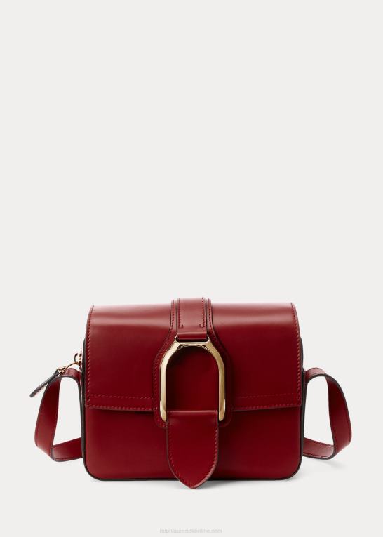 dyb rød Kvinder Ralph Lauren kalveskind welington crossbody taske Z426B5265