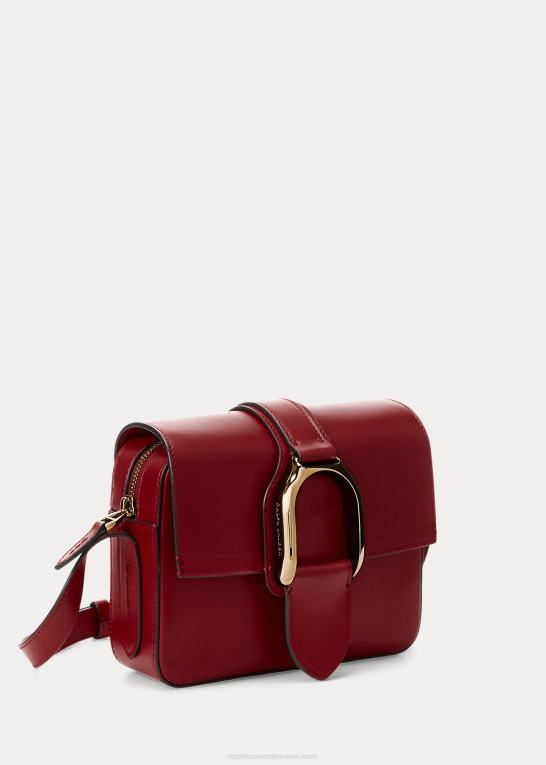 dyb rød Kvinder Ralph Lauren kalveskind welington crossbody taske Z426B5265