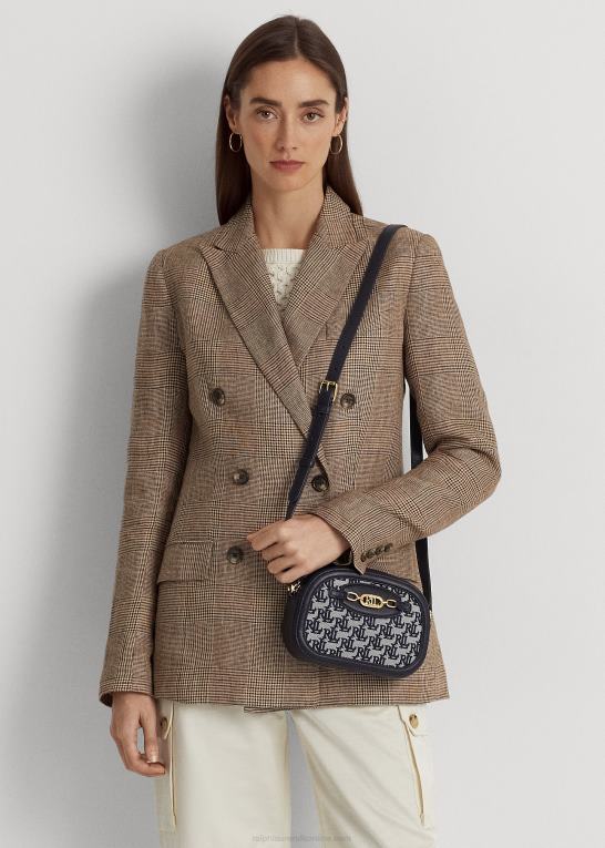 flåde Kvinder Ralph Lauren monogram medium jordynn crossbody taske Z426B5382