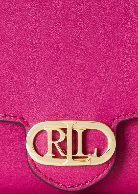 fuschia bær Kvinder Ralph Lauren læder medium adair crossbody Z426B5399