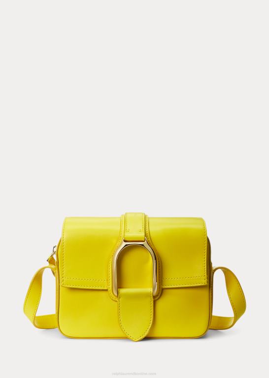 kanariegul Kvinder Ralph Lauren kalveskind welington crossbody taske Z426B5263