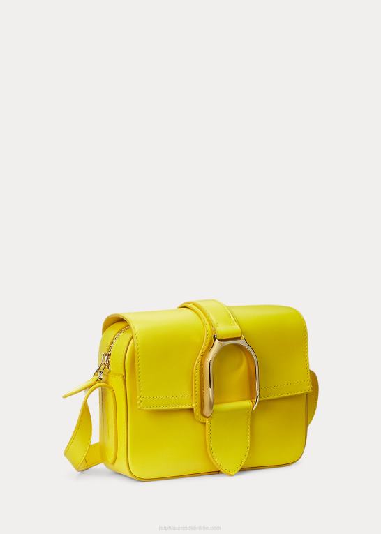 kanariegul Kvinder Ralph Lauren kalveskind welington crossbody taske Z426B5263