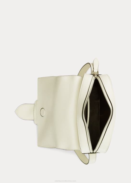 lux creme Kvinder Ralph Lauren kalveskind welington crossbody taske Z426B5143