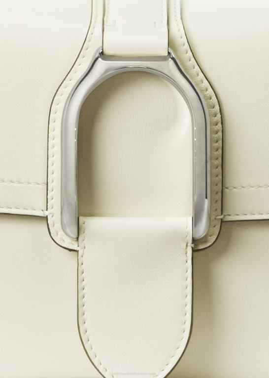 lux creme Kvinder Ralph Lauren kalveskind welington crossbody taske Z426B5143