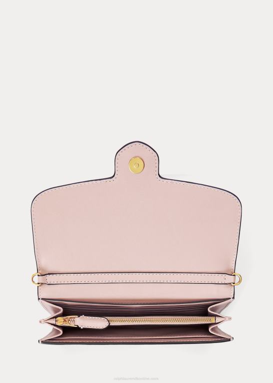 lyserød Kvinder Ralph Lauren læder medium adair crossbody Z426B5395