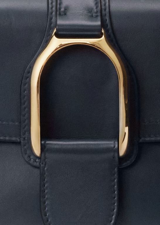marine flåde Kvinder Ralph Lauren kalveskind welington crossbody taske Z426B5267