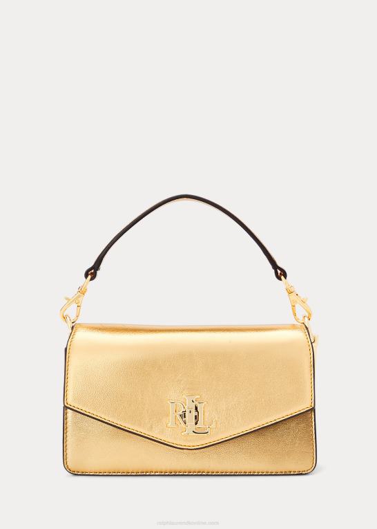 moderne guld Kvinder Ralph Lauren lille tayler crossbody taske i læder Z426B5447