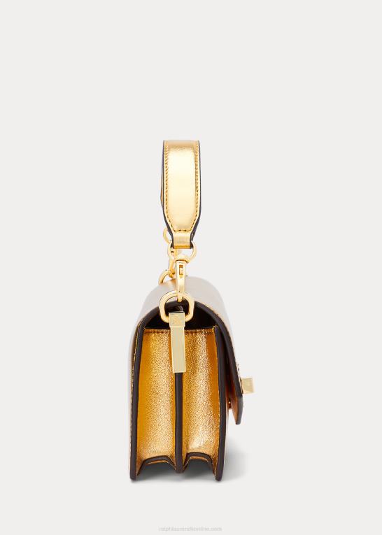 moderne guld Kvinder Ralph Lauren lille tayler crossbody taske i læder Z426B5447