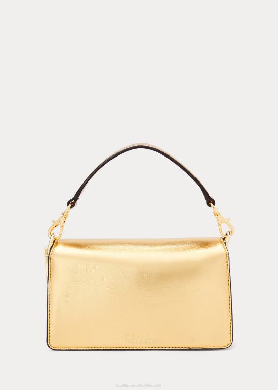 moderne guld Kvinder Ralph Lauren lille tayler crossbody taske i læder Z426B5447
