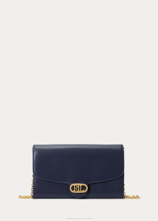 raffineret flåde Kvinder Ralph Lauren læder medium adair crossbody Z426B5393